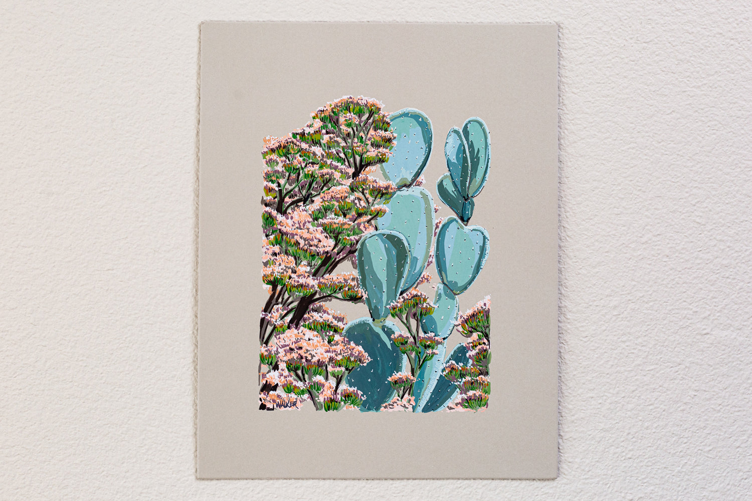 "BLUE OPUNTIA with JADE "