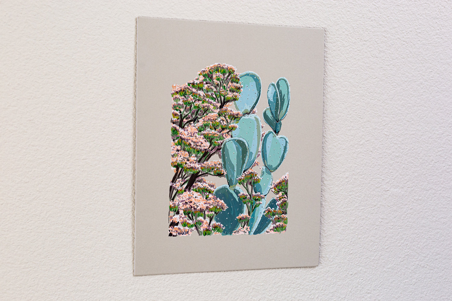 "BLUE OPUNTIA with JADE "