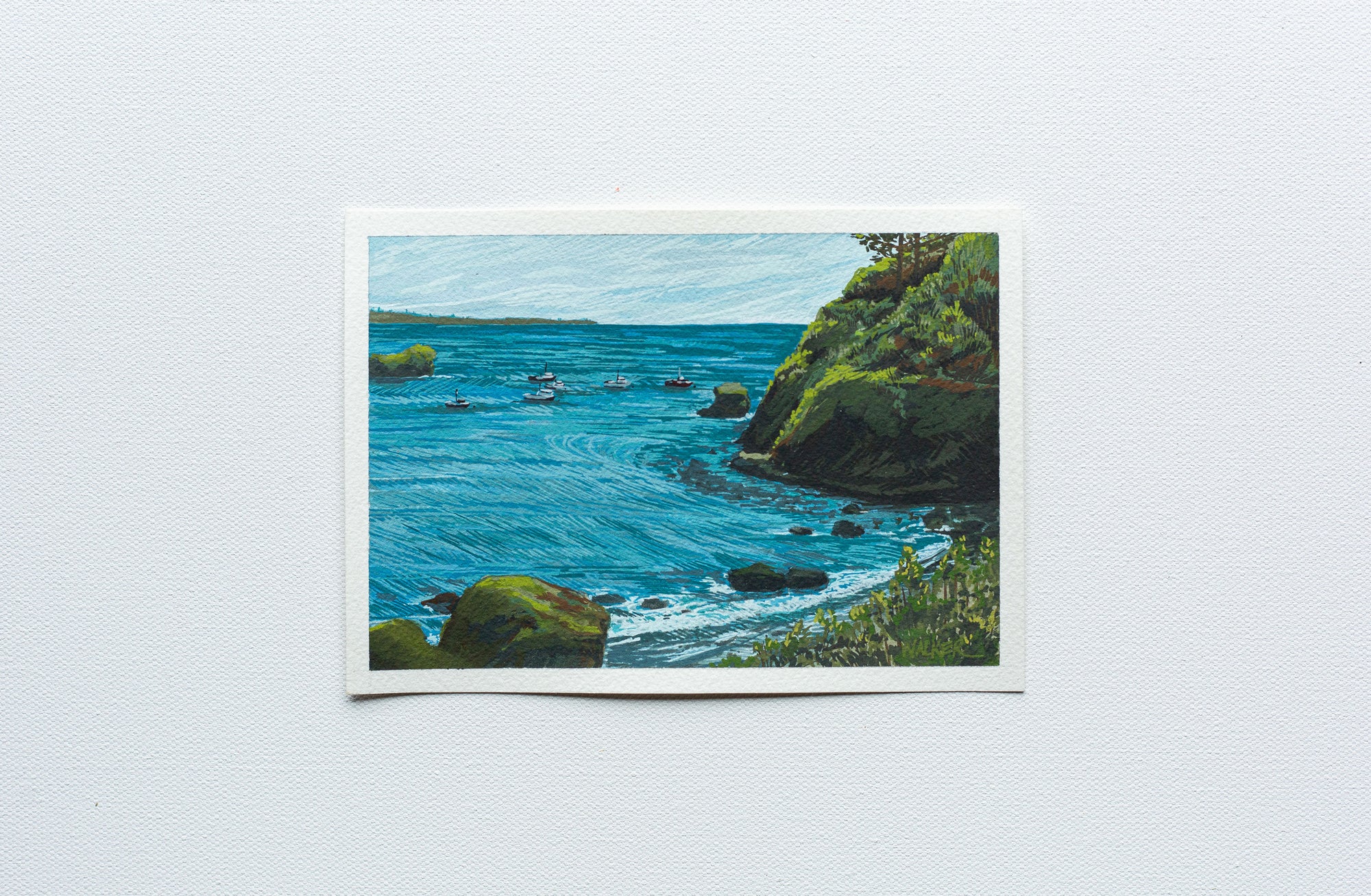 "BOATS IN THE BAY" STUDY