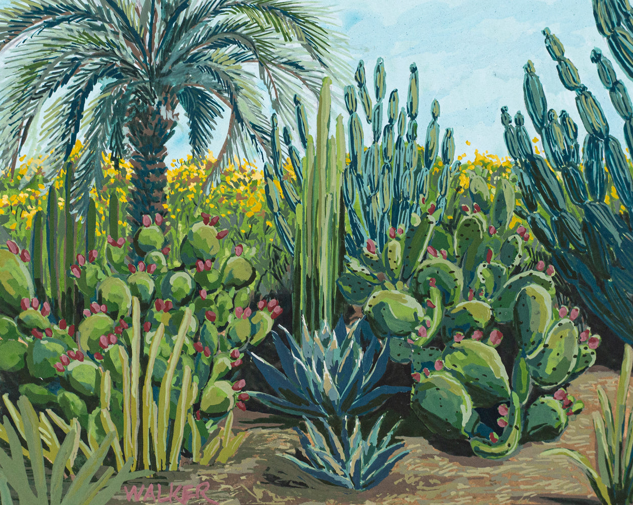 "CACTUS & PALM SCENE .001"