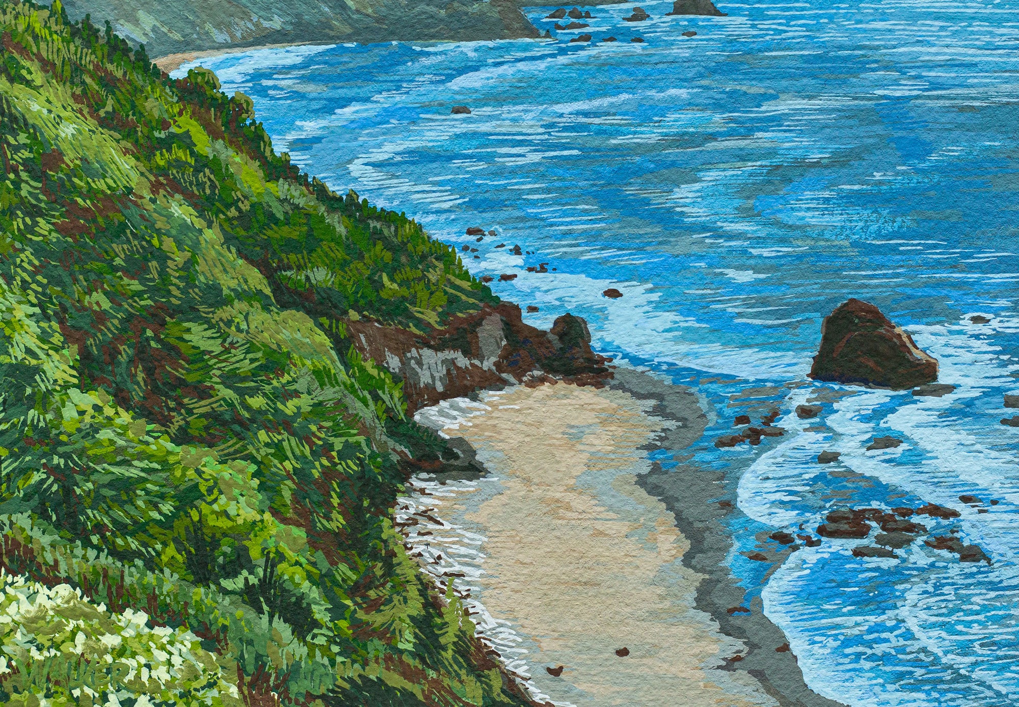 "CRESCENT BEACH OVERLOOK" STUDY