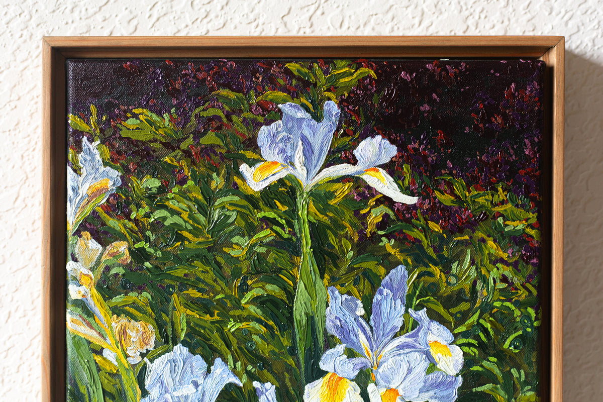 "Iris in the Plaza"