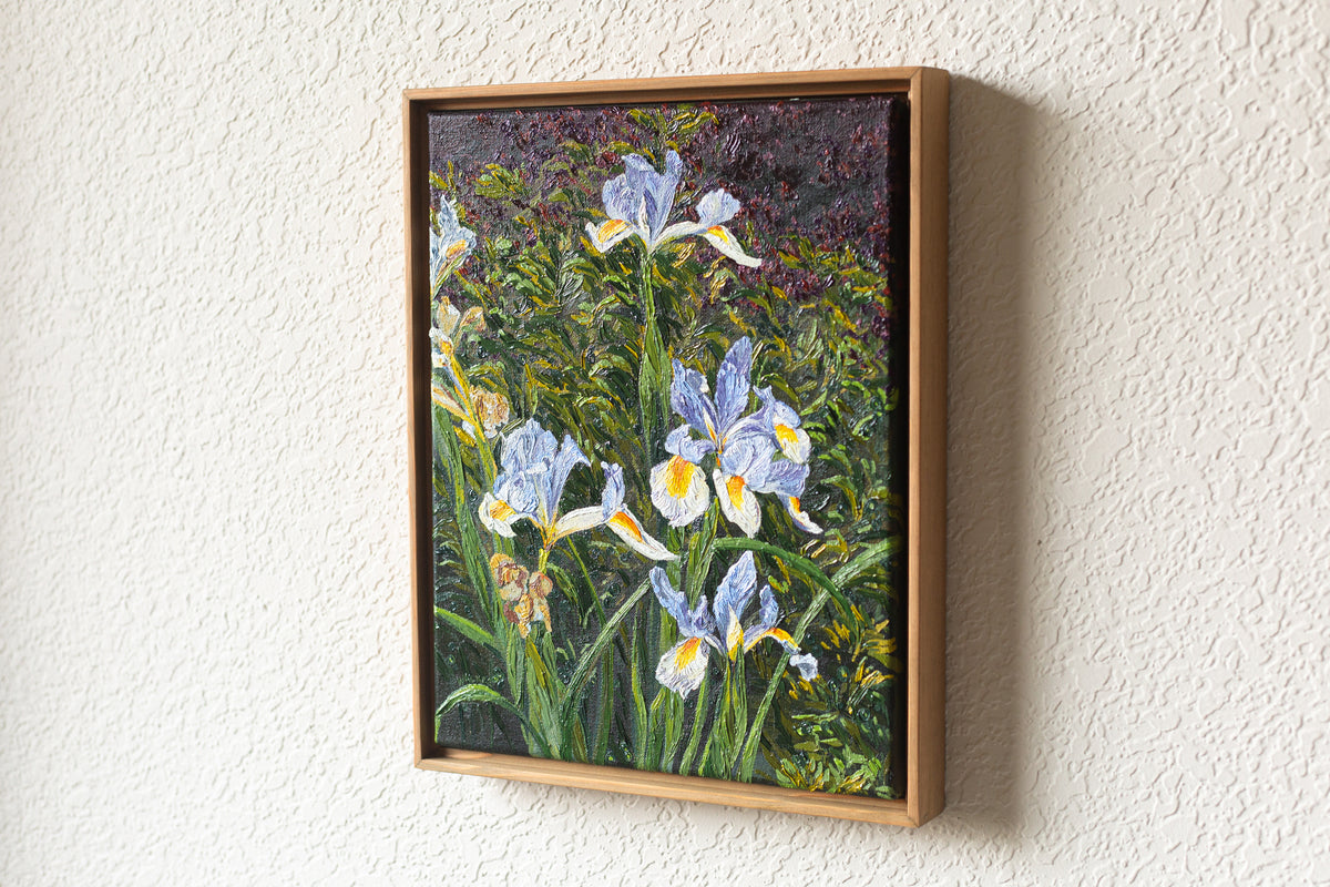 "Iris in the Plaza"
