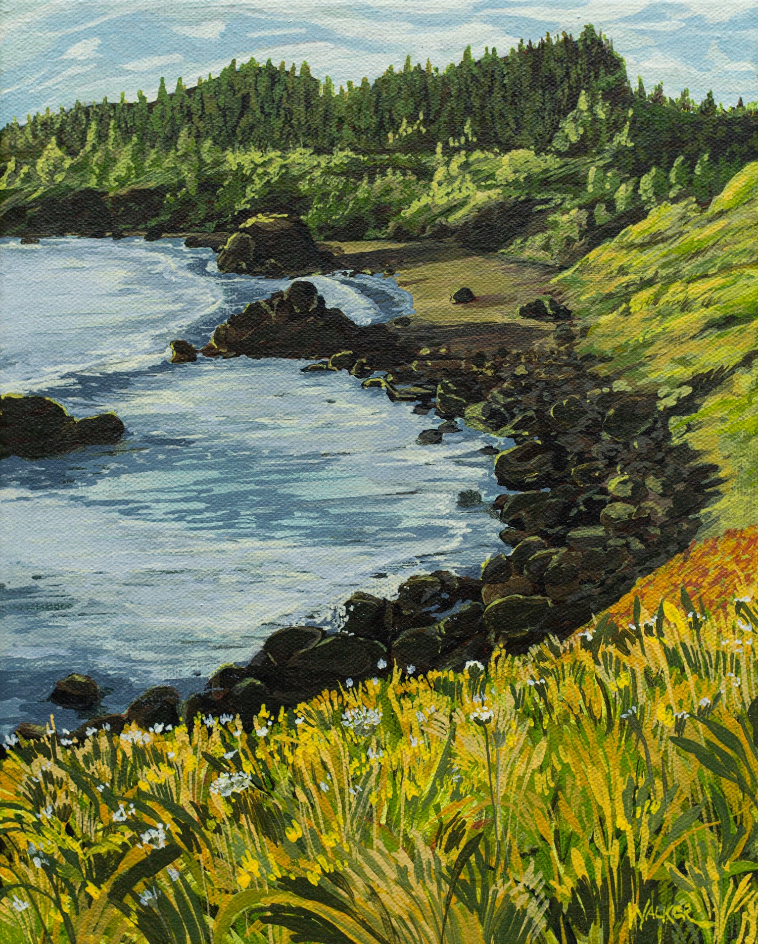 "LUFFENHOLTZ AT SUNSET" STUDY