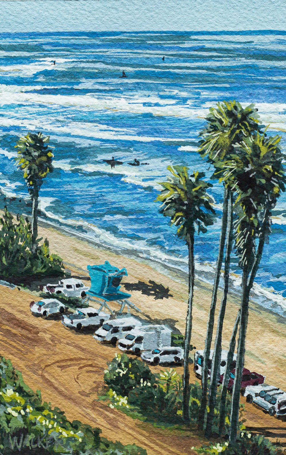 "OLD MANS FROM ABOVE" STUDY