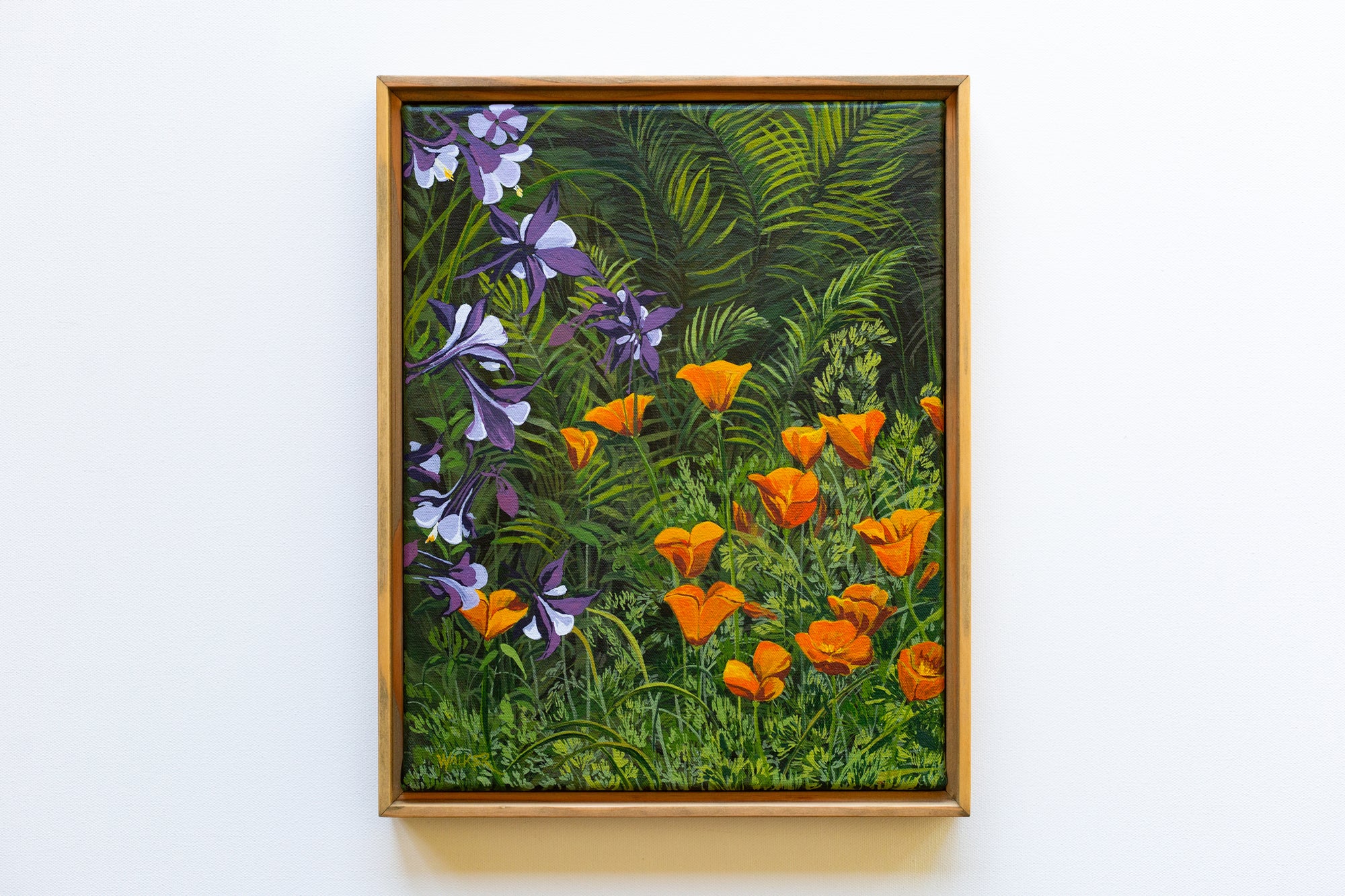 "POPPIES + COLUMBINE"