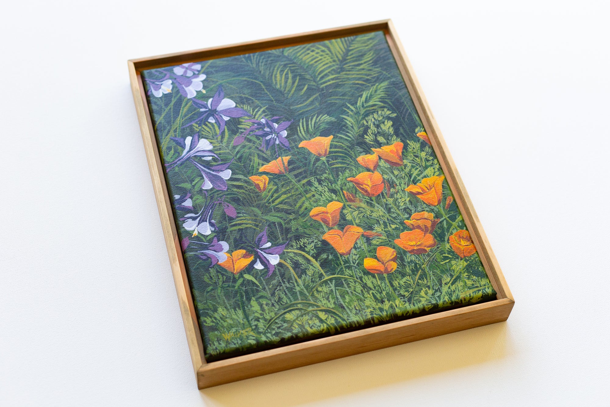 "POPPIES + COLUMBINE"