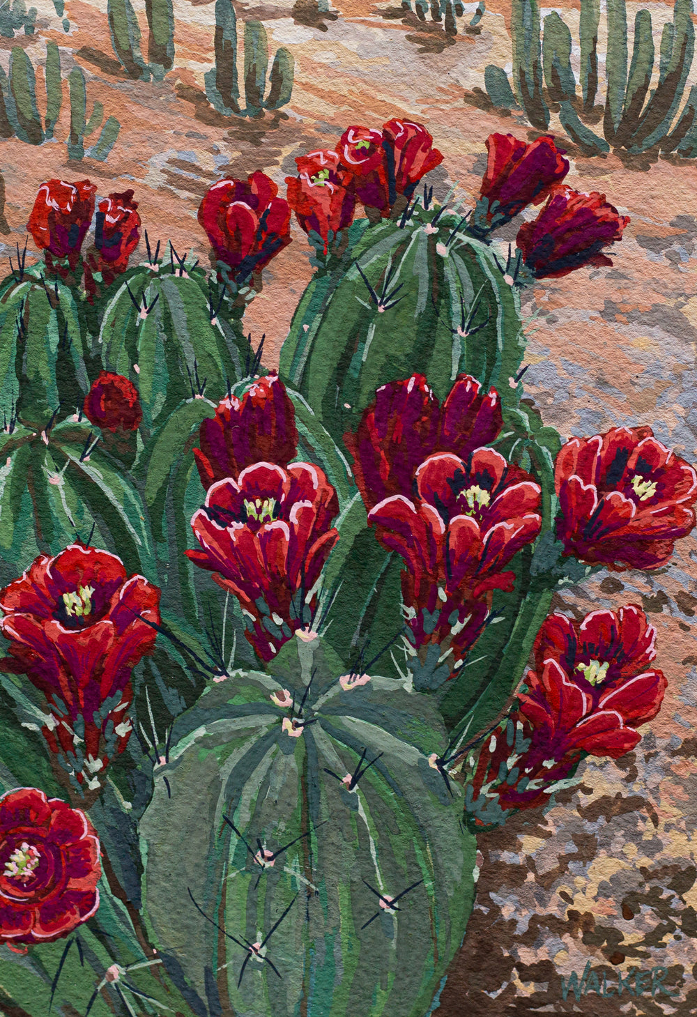 "SEA OF RED BLOOMS" STUDY