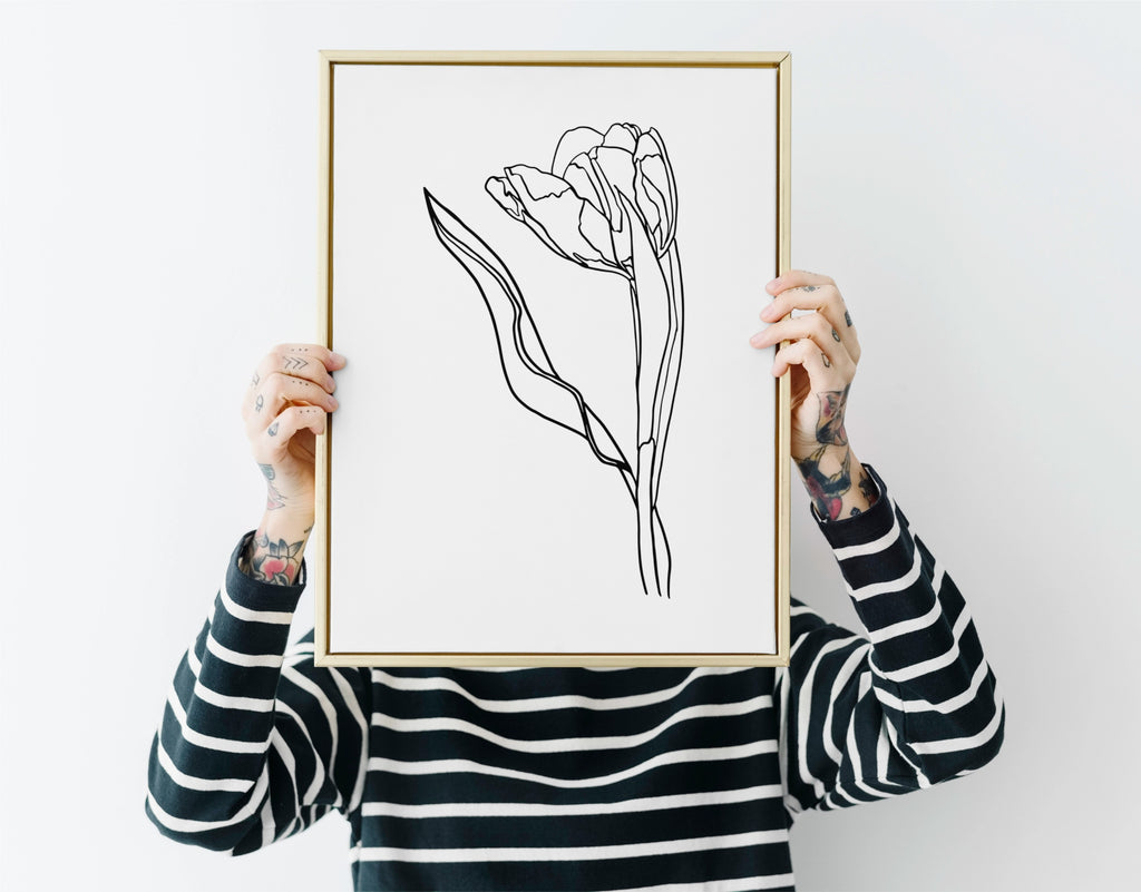 Tulip #3 Hand Illustration