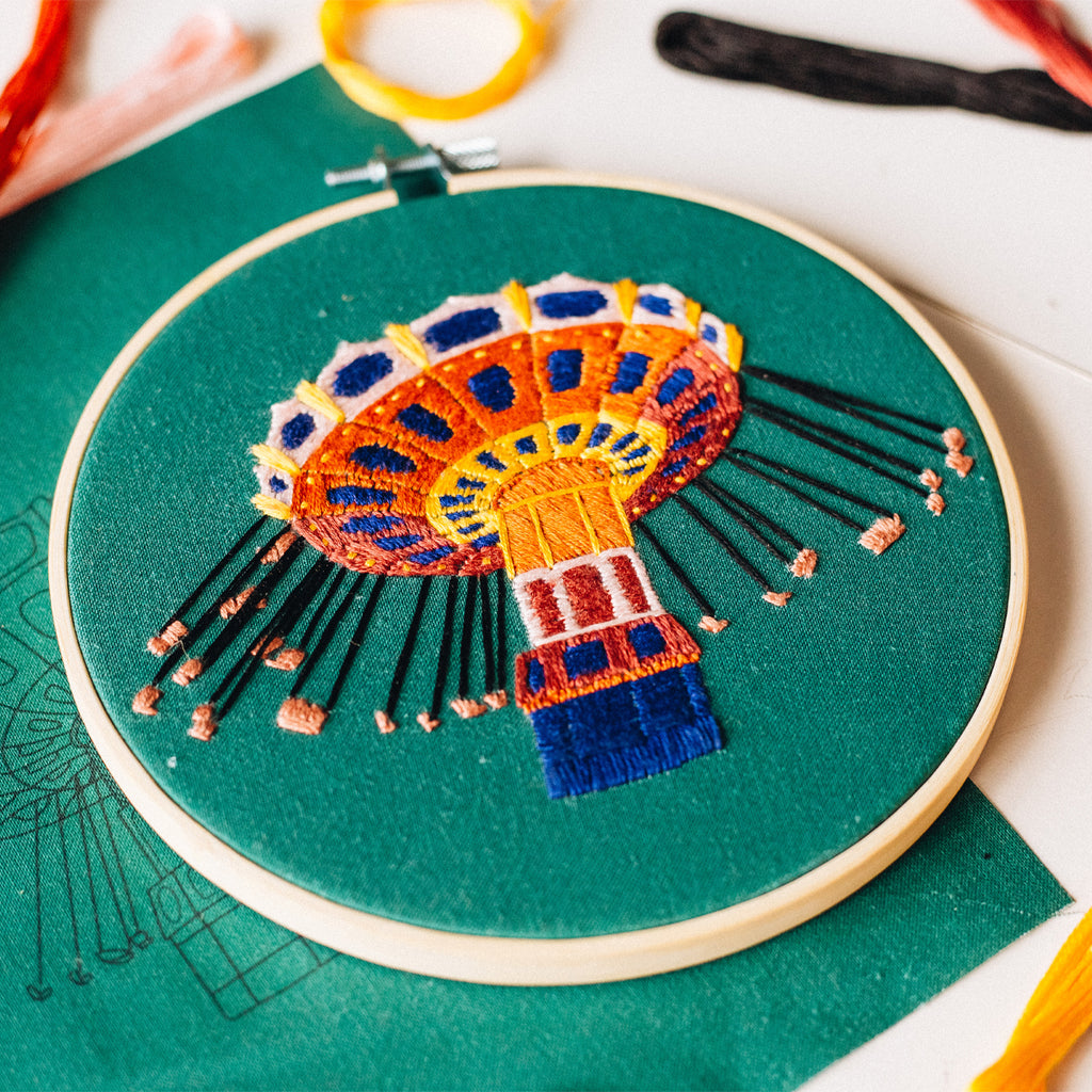 "Festival Swings" Hand Embroidery KIT