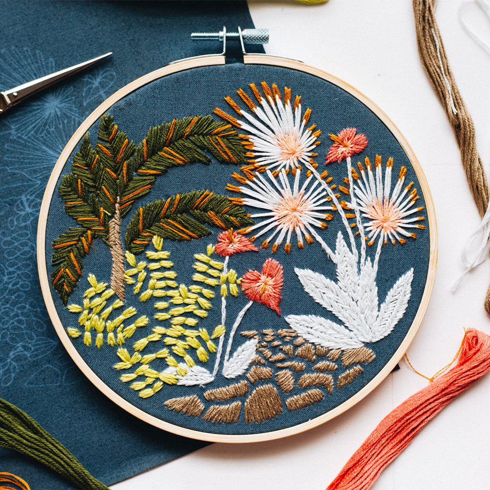 "Moonlight Path" Hand Embroidery KIT