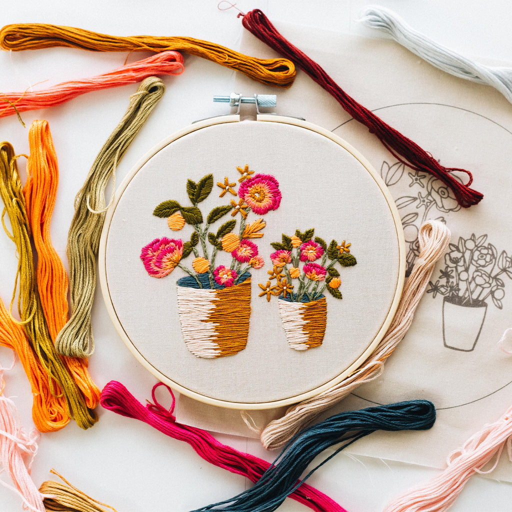 "Shade of Yellow" Hand Embroidery KIT