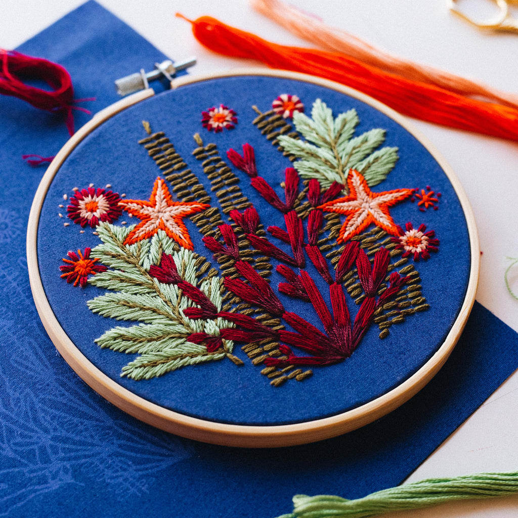 "Midnight Glow" Hand Embroidery KIT